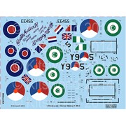 KW172098 [1/72スケール グロスターミーティア F4 イギリス空軍・オランダ空軍・エジプト空軍 デカール]