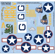 KW172119 [1/72スケール 米陸軍航空軍 B-17F フライングフォートレス Dragon Lady/The Mustang/Lady Luck デカール]