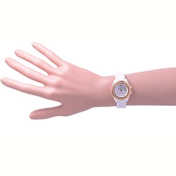 【美品】Rubin Rosa ルビンローザ 腕時計 ブルー シェル ラウンド