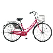シティサイクル タフチェーンW・ガチガチロック 26型 内装3段変速 ガーネット B-TMS636R2