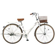 シティサイクル カラーズ・ツインロック 26型 内装3段変速 オフホワイト B-CLF632F
