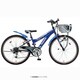 子ども用自転車 ザイオン 22型 外装6段変速 ブルー B-ZB262V