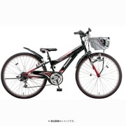 子ども用自転車 ザイオン 24型 外装6段変速 ブラック B-ZB462B
