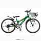 子ども用自転車 ザイオン 26型 外装6段変速 グリーン B-ZB662G