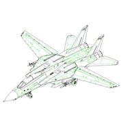 03919 [1/144スケール アメリカ海軍 F-14D トムキャット プラモデル]
