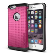 iPhone6 Plus 5.5インチ対応 THOR-dot 衝撃吸収 PC×TPU 2層構造 ハイブリッド アーマー ケース ホットピンク