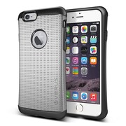iPhone6 Plus 5.5インチ対応 THOR-dot 衝撃吸収 PC×TPU 2層構造 ハイブリッド アーマー ケース ライトシルバー