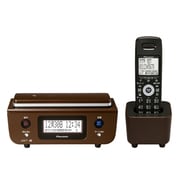 デジタルコードレス留守番電話機 子機1個付き チョコレートブラウン TF-FD31W-T