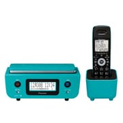 デジタルコードレス留守番電話機 子機1個付き ターコイズブルー TF-FD31W-A
