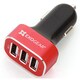 DC充電器 ExoCharge USBカーチャージャー 3ポート