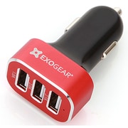 DC充電器 ExoCharge USBカーチャージャー 3ポート