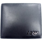 二つ折り財布 ARMANI JEANS 06V73/Q7 NERO レザー