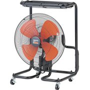全閉式アルミ羽工場扇 ゼフィール トレー付キャスタータイプ TFZPA45T