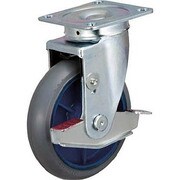 LR-150WJB-GR [低始動抵抗ストッパー 旋回金具付 150 グレー シャフト12]