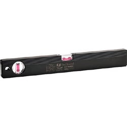 ED-38MBR [磁石付 ベーシックレベル ブラック 380mm ブラック/レッド]