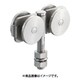 3号ステンレスドアハンガー用 ベアリング複車 フレキシブルタイプ 3S-4WH-BN