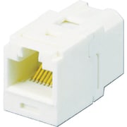 CC688IW [カテゴリ6 JJアダプタ RJ45中継用ジャックオフ ホワイト]