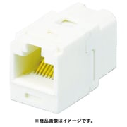 CC6X88IW [カテゴリ6A JJアダプタ RJ45中継用ジャック オフホワイト]