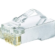 MPS588C [カテゴリ5E シールド付き モジュラープラグ 100個入り]
