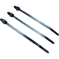 押し込みタイプ ナイロン結束バンド 耐候性 黒 PLP1S-M0