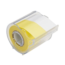 メモックロールテープ スタンダードカラー 25mm×10m 白・黄各1巻 R-25CH-WY