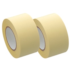 メモックロールテープ スタンダードカラー 25mm×10m 黄2巻 つめかえ用 R25H-1