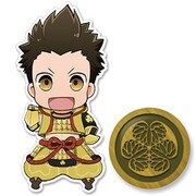まめ戦国BASARA ぺたクリ 1 徳川家康 [キャラクターグッズ]
