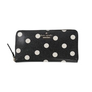 PWRU3913/096 [長財布 CEDAR STREET DOT LACEY BLACK/DECO BEIGE]