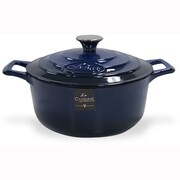 24cm ラウンド キャセロール ブルー LC-5170MB