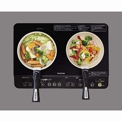 アイリスオーヤマ　2口IHコンロ　IHK-W1S-B (09 22/11) Amazon | CCTV アイリスオーヤマ 2口IHコンロ ブラック IHK-W1-B