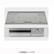 ビルトインIHクッキングヒーター びっくリングIH PT34Hシリーズ 3口 75cmワイドトップ プレミアムシルバー CS-PT34HNWSR
