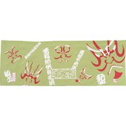バンテーヌ クール手ぬぐい HCT-KUG 緑隈取 [手ぬぐい]