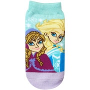 AWDS3058 [キッズ靴下 キャラックス アナと雪の女王 アナ＆エルサ BL×PU 約13～18cm]