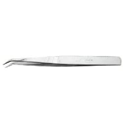 ステンレスピンセット AA150mm 先曲 128