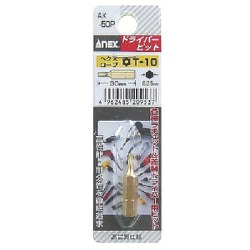 AK-50P-T10-30 [ヘクスローブ ショートビット 1本組 T10×30]