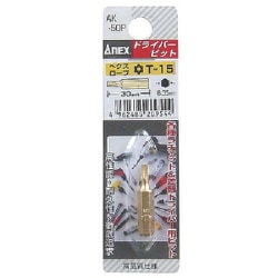 AK-50P-T15-30 [ヘクスローブ ショートビット 1本組 T15×30]