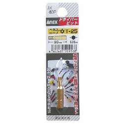 AK-50P-T25-30 [ヘクスローブ ショートビット 1本組 T25×30]