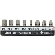 AK-51P-B8H [溝付 超短ビット プラス& 六角レンチ 8PCS]