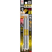 ARS-2100 [龍靭ビット 四角タイプ 2本組 片頭 四角 ♯2×100]
