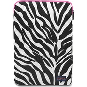15インチ 1.0 LAPTOP SLEEVE BLACK×WHITE×FLUORESCENT PINK MISS ZEBRA T17C9XV