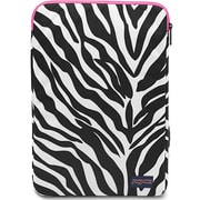 13インチ 1.0 LAPTOP SLEEVE BLACK×WHITE×FLUORESCENT PINK MISS ZEBRA T17D9XV