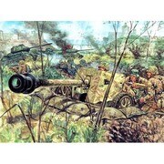 6096 [1/72 独軍PAK40 75mm対戦車砲と砲兵]