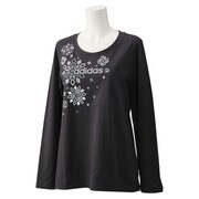 S05843 [SC スノーグラフィック ロングスリーブ T シャツ JAZ1 レディース Mサイズ ブラック]