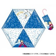 折りたたみ傘 53cm アナと雪の女王 ブルークリスタル [90149]