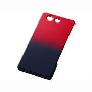 RT-SO02GC5/BR [Xperia Z3 Compact SO-02G専用 シェルジャケット ハードコーティング グラデーション ブラック/レッド]