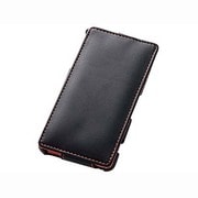 RT-SO02GLC1/B [Xperia Z3 Compact SO-02G専用 レザージャケット フラップタイプ 合皮タイプ ブラック]