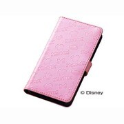 RT-DSO02GB/P [Xperia Z3 Compact SO-02G専用 レザージャケット ディズニー ブックカバータイプ 合皮タイプ ピンク]