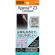 RT-SO02GF/K1 [Xperia Z3 Compact SO-02G用 液晶保護フィルム ブルーライト低減 反射・指紋防止 クリアホワイトカラータイプ]