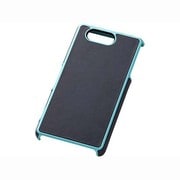 RT-SO02GLC11/BM [Xperia Z3 Compact SO-02G専用 レザージャケット オープンタイプ メタリックフレーム 合皮タイプ ブラック/ミント]
