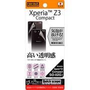 RT-SO02GF/A2 [Xperia Z3 Compact SO-02G用 光沢 指紋防止フィルム 表面用/背面用 高光沢タイプ]